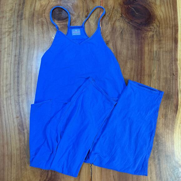 Free People Movement Jumpsuit XS Cotton Hot Shot Pockets Casual L3-7 - Picture 1 of 7